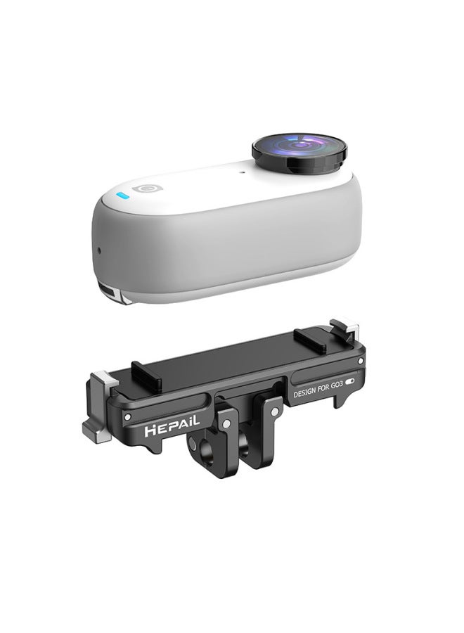 Hepail Joint Shooting Insta360 Shadow Stone G03 Magnetic Quick Release Plastic Magnetic Quick Release Sports Camera Bracket - Image 5