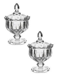 Glass Sugar Bowls set 2 Two Pieces - pzsku/Z2DBBBCDC4A917ECFE5B1Z/45/_/1740580753/faa3041b-6e23-491c-a821-3213394ce9ae