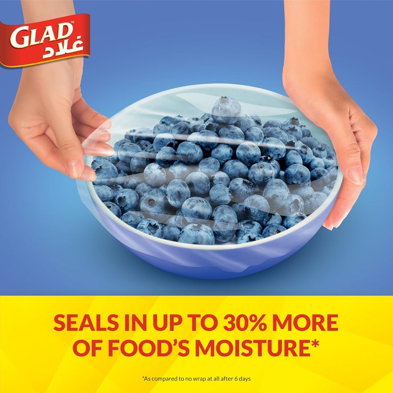 Glad Cling Wrap Clear Plastic Loop 100 sq. ft. - Image 5