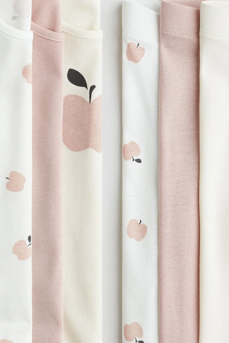H&M 3-pack cotton pyjamas