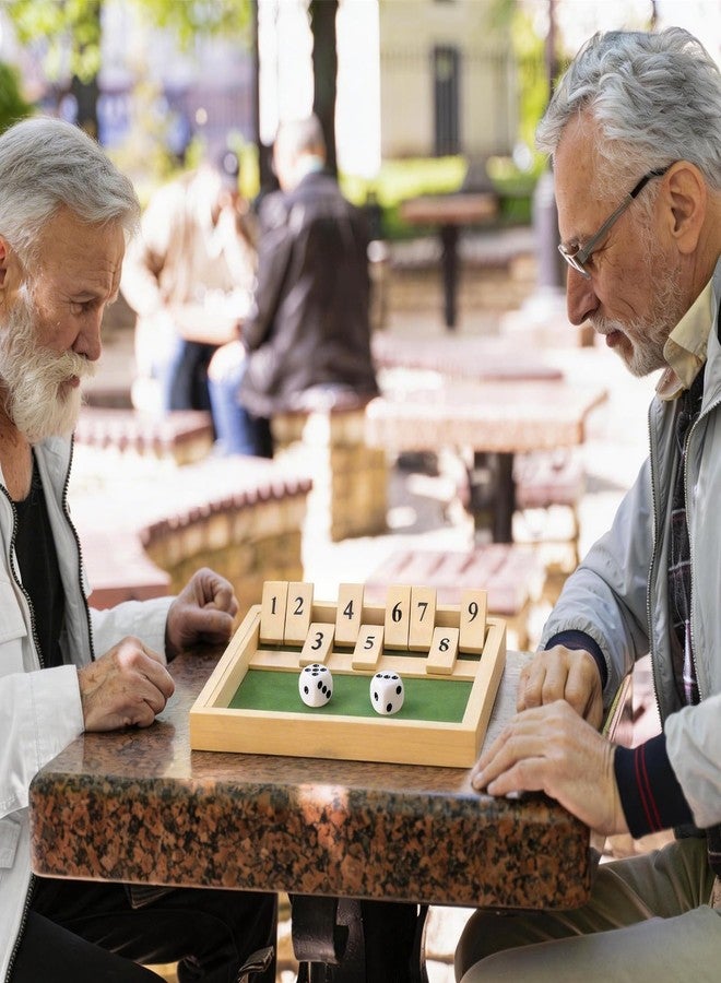 UwinVwin Dementia Products for Elderly, 9 Numbers Memory & Cognitive Activities for Seniors, Wooden Shut The Box Gift for Dementia - Image 5