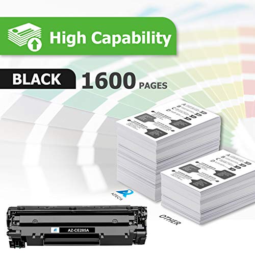 Aztech Compatible Toner Cartridge Replacement for HP CE285A 85A CE285 Laserjet Pro P1102W M1212nf M1217nfw P1100 M1210 (Black, 2-Pack) - Image 2