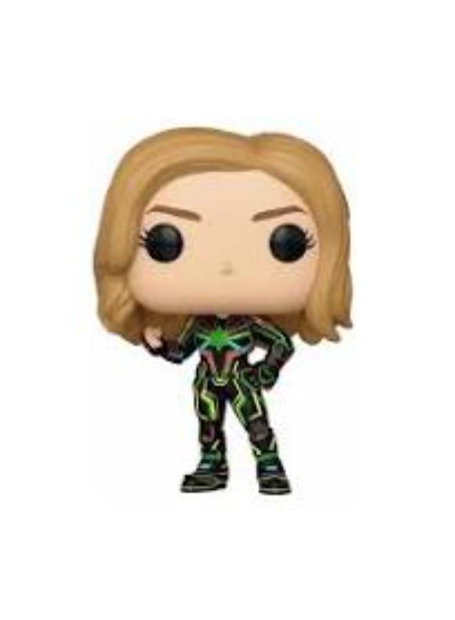 Funko Pop! Super Heroes : Marvel Captain Marvel - Captain Marvel Neon Suit (GW)(Exc) - Image 1