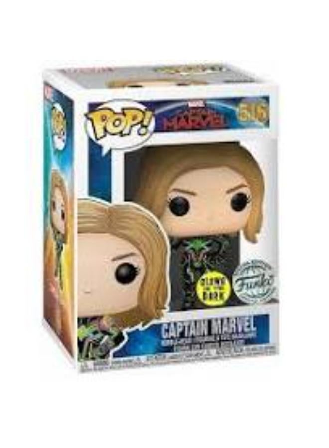 Funko Pop! Super Heroes : Marvel Captain Marvel - Captain Marvel Neon Suit (GW)(Exc) - Image 3
