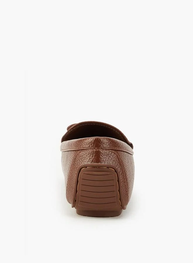 فلورا بيلا من شو إكسبرس Textured Slip-On Moccasins with Bow