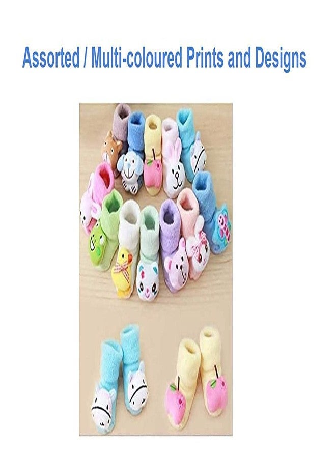 Lookool Anti-Slip Grip Socks for Baby Boy and Girl - Soft Multi-Color Printed for Kids - Comfortable Toddler Infant - 3 to 12 Months - Image 3