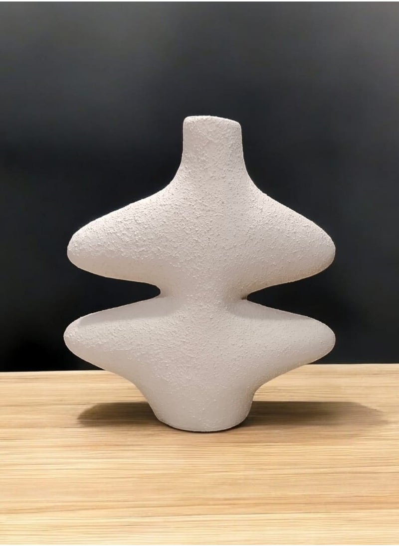 color zone pottery - Home Decor Sculptures, Modern Statues White Decor - Image 1