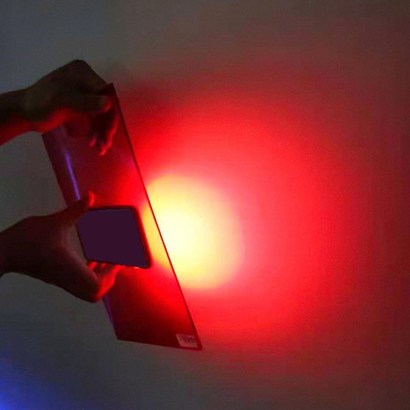 Red 30cm X 200cm Light Filter Film for LED Lighting, Photography Lighting Diffuser and Light Dimming Sheet, Adhesive Sunset Atmosphere Film for Studio and Video Shooting - Image 4
