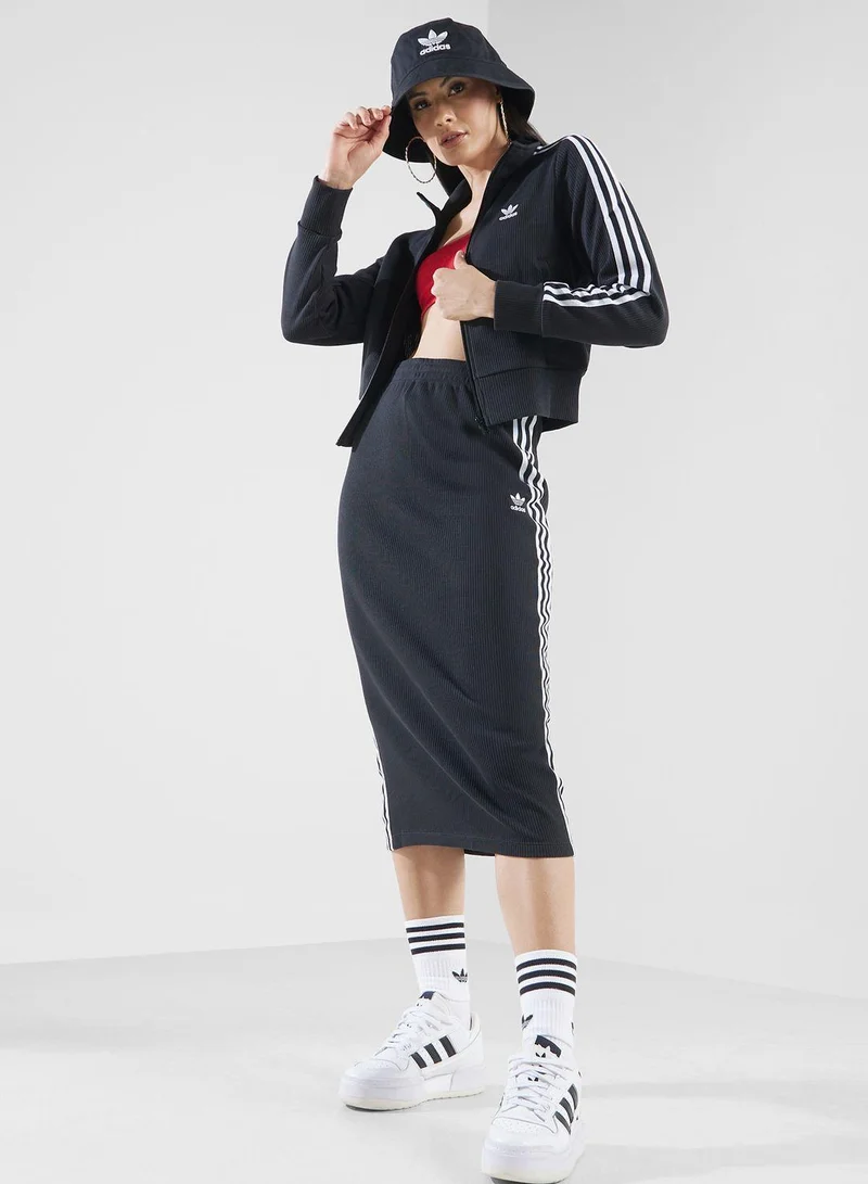 adidas Originals FB KNITTED TOP Black Originals Women TRACK TOPS