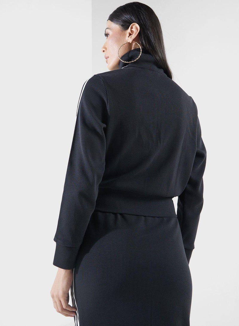 اديداس اوريجينالز بلوزة نسائية محبوكة سوداء من أوريجينالز - Image 2