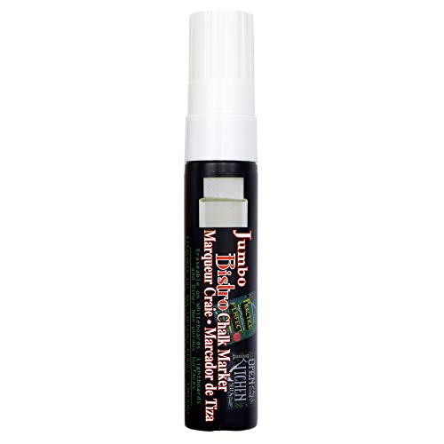 Marvy Uchida UCHIDA 481-C-0 Marvy Jumbo Broad Point Tip Bistro Chalk Marker, White - Image 5