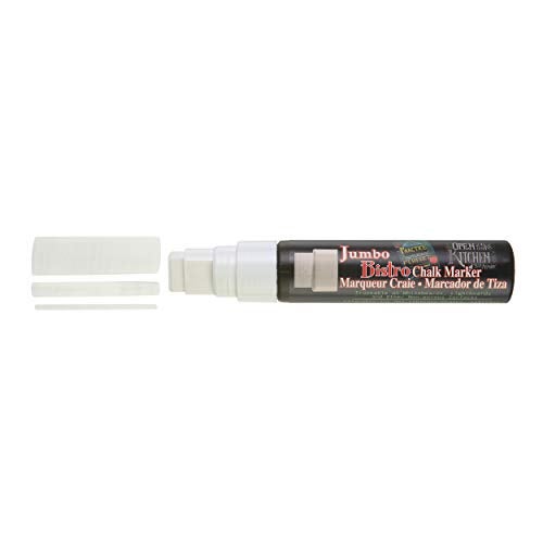 Marvy Uchida UCHIDA 481-C-0 Marvy Jumbo Broad Point Tip Bistro Chalk Marker, White - Image 3