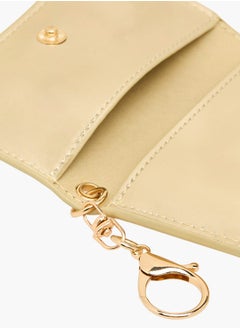 Flora Bella By Shoexpress Women Solid Wallet with Flap Closure and Lobster Hook  - Image 4