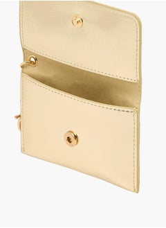 Flora Bella By Shoexpress Women Solid Wallet with Flap Closure and Lobster Hook  - Image 5