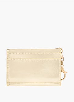 Flora Bella By Shoexpress Women Solid Wallet with Flap Closure and Lobster Hook  - Image 3