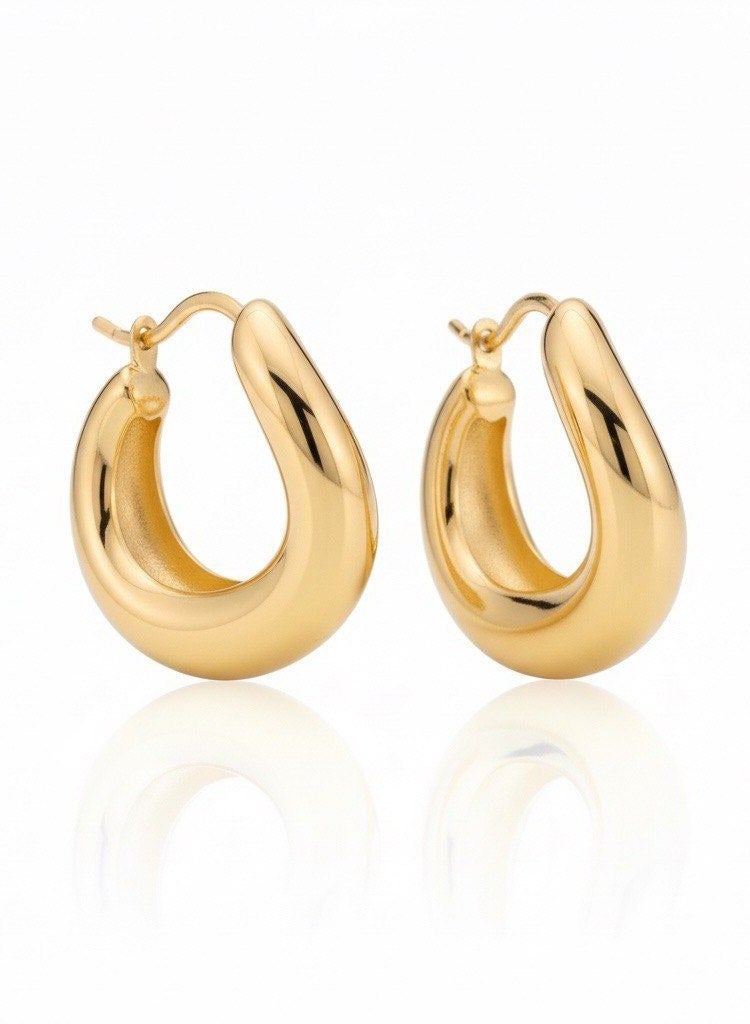 روبي آرت الذهب أقراط روبي آرت جولد من الذهب الخالص عيار 18 قيراطًا للنساء - 3.61 جرام - Image 1