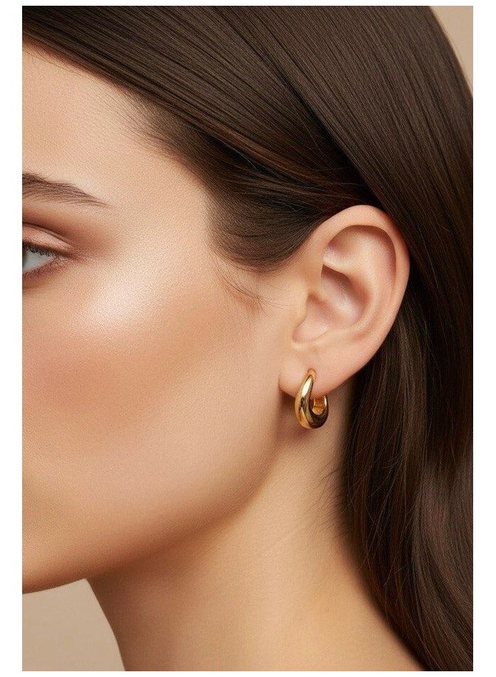 روبي آرت الذهب أقراط روبي آرت جولد من الذهب الخالص عيار 18 قيراطًا للنساء - 3.61 جرام - Image 3