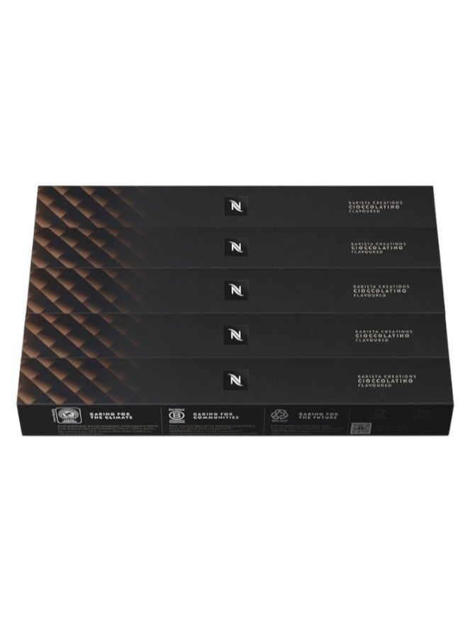 Nespresso coffee pods capsules Cioccolatino Chocolate