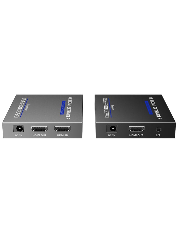 لينكينج ممدد HDMI لمسافة 70 متر عبر CAT6 بدقة 4K@60Hz HDR موديل LKV565P من LENKENG - Image 3