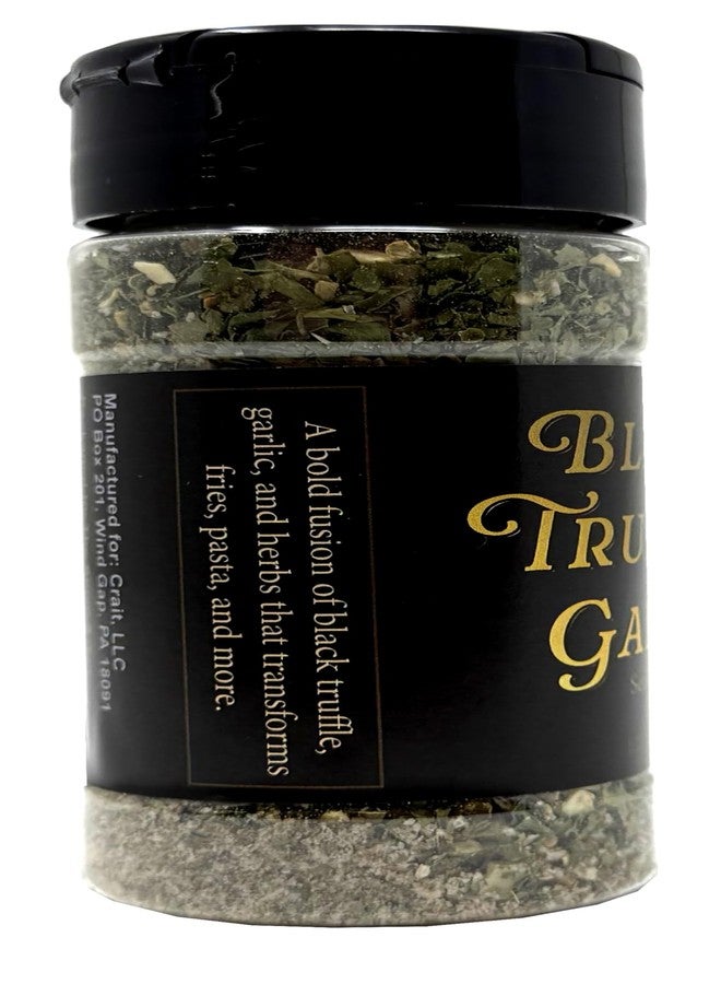 crait Black Truffle Garlic Seasoning, Black Truffle Salt with Garlic, Dairy-Free Seasoning for Fries, Popcorn, Steak 1.73 Ounce - Image 2