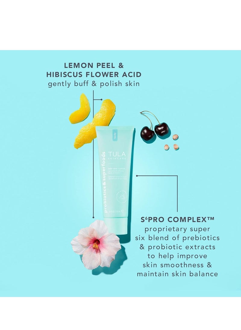 TULA TULA Skin Care | Body Care Duo, Take Care + Nourish Advanced Hydration Body Moisturizer & Take Care + Polish Revitalize & Cleanse Body Exfoliator | 2 Piece  - Image 4