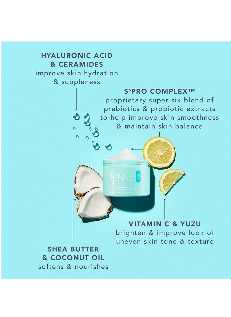 TULA TULA Skin Care | Body Care Duo, Take Care + Nourish Advanced Hydration Body Moisturizer & Take Care + Polish Revitalize & Cleanse Body Exfoliator | 2 Piece  - Image 5