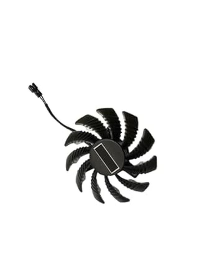 75mm 2 Pin GPU Cooling Fan Replacement Pld08010s12h Compatible for Desktop Computer Video Card - Image 1