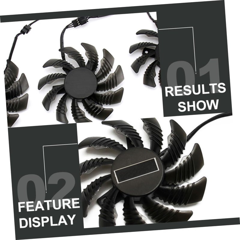 75mm 2 Pin GPU Cooling Fan Replacement Pld08010s12h Compatible for Desktop Computer Video Card - Image 5