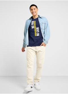 Seventy Five Basics Printed T-Shirt  - Image 4
