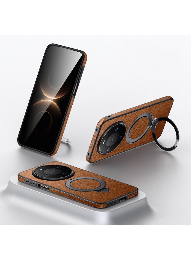 Magnetic Case for Huawei Mate 80 Pro with 360° Rotating Stand, Rugged Case, Waterproof and Shock Resistant