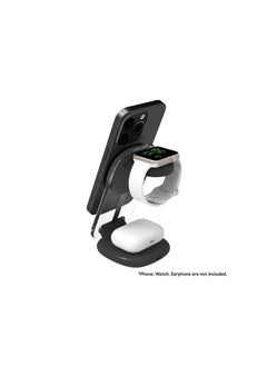 Generic Magnetic 3 In 1 Wireless Charger With Power Adaptor  - Image 3