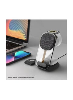Generic Magnetic 3 In 1 Wireless Charger With Power Adaptor  - Image 1