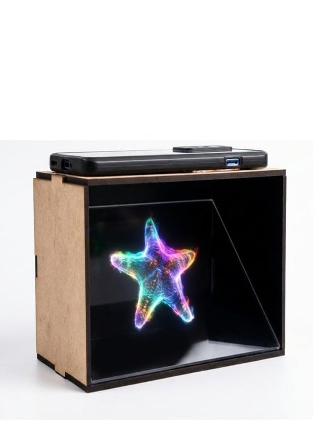 ESPtronics DIY 3D Hologram Projector STEM Learning Mobile Display Box Optical Illusion Educational Science Project Kit for School KidsSchool Exhibition Class 6 - 12 - Image 1