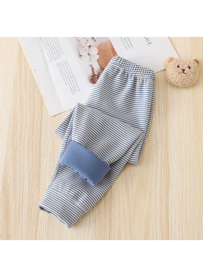 Children's School Uniform Essentials: Girls' Inner Leggings, Boys' Seamless Thickened Wool Silk Thermal Pants, Baby Autumn Pants