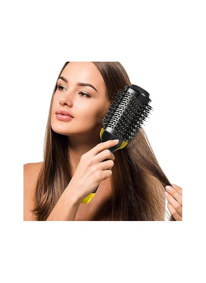 One - Step Hot Air Comb, Dry, Straighten, and Curl, Less Time, Less Damage, Effortless Styling for Dazzling Results, model: 5253 (Gold)