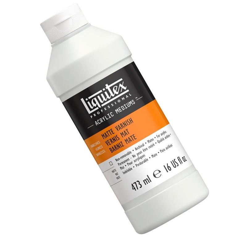 Liquitex Professional Matte Varnish, 473ml (16-oz) - Image 2