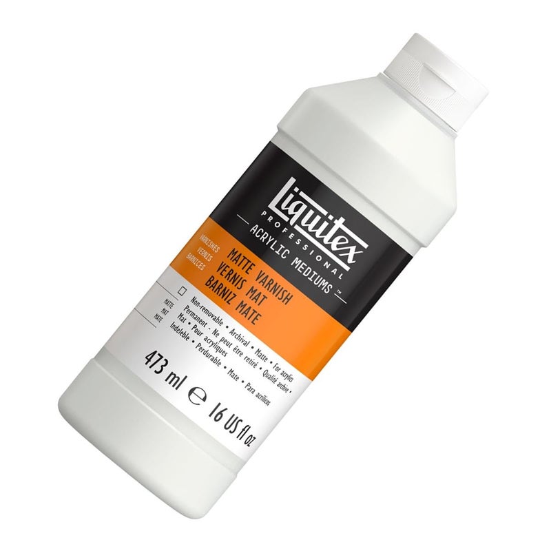 Liquitex Professional Matte Varnish, 473ml (16-oz) - Image 3