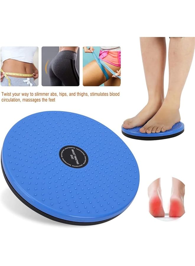 Arabest Twist Board Body Shaping Twisting Waist Disc Blue Non Slip Exercise Twist Board Female Waist Machine Sports Equipment For Training Legs And Waist Core Workout - Image 2