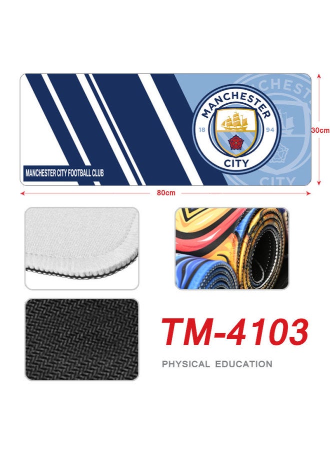 International Football Club Badge Logo Full Color Printing Mouse Pad Car Side Non-slip Table Mat Oversized Mouse Pad-Color:30*80cm-Pattern:TM-4101 - Image 4