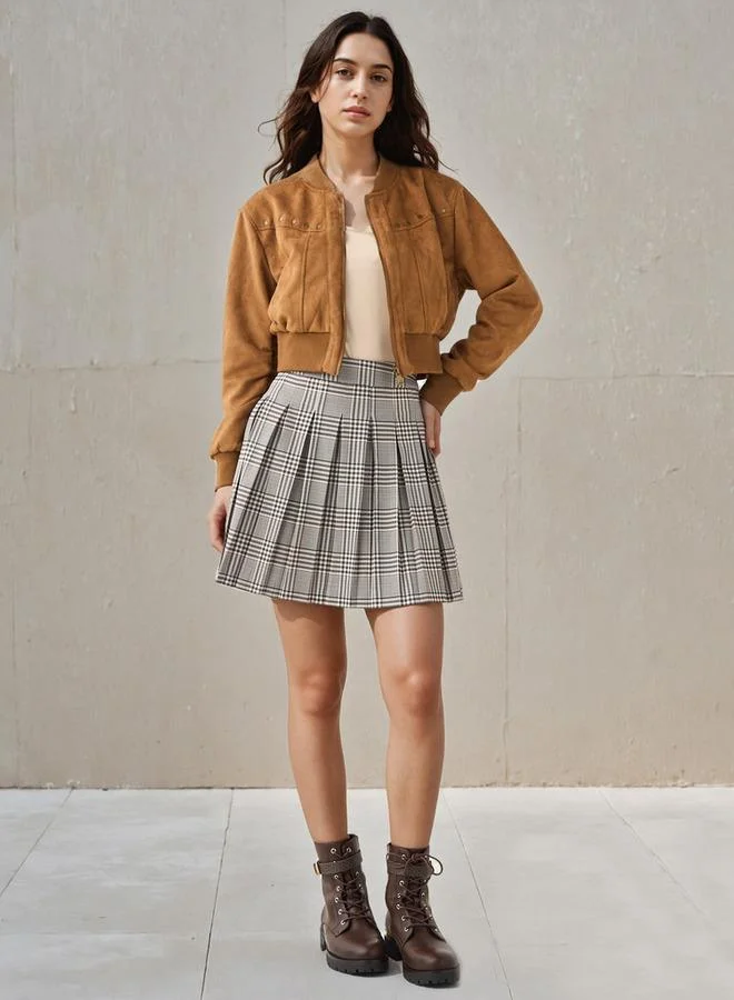 لي كوبر جاكيت لي كوبر بومبر قصير مزين بالمسامير