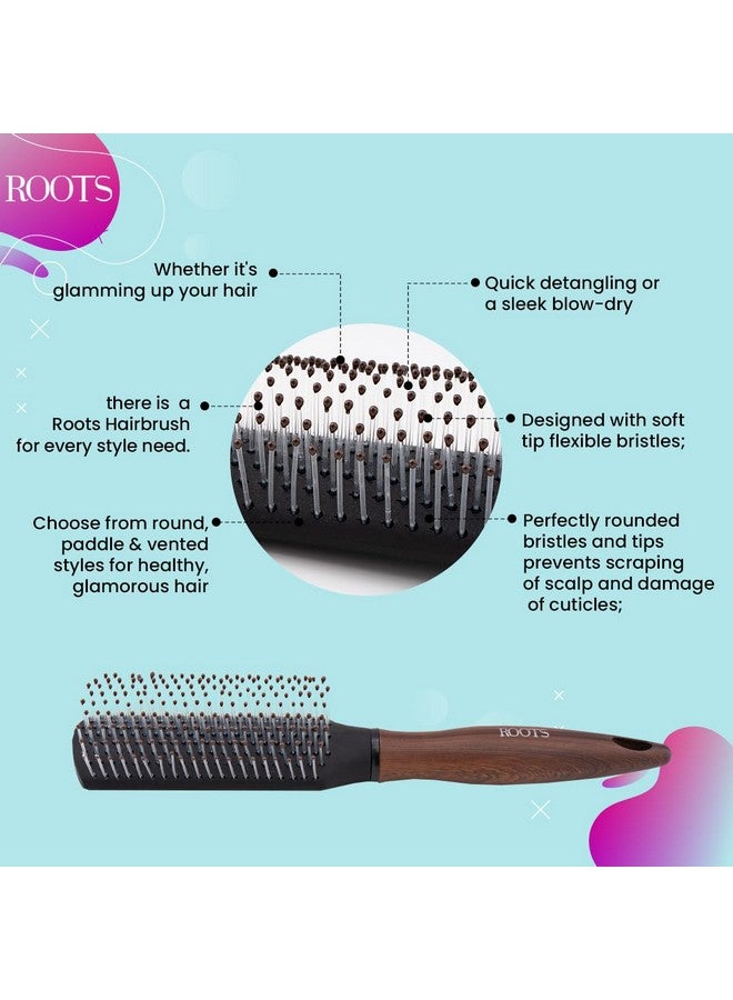 روتس جذور الشعر - فرشاة شعر تروجلام - مصممة بشعيرات مرنة ذات أطراف ناعمة - مناسبة لجميع أنواع الشعر - للاستخدام اليومي للرجال والنساء - WDR44 - Image 4