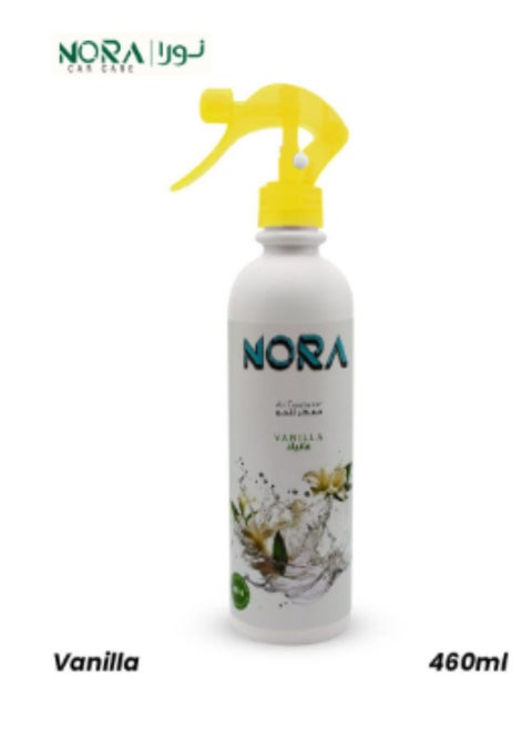 NORA Vanilla Air Freshener Spray 460ML Long-Lasting Fresh Scent for Home and Office