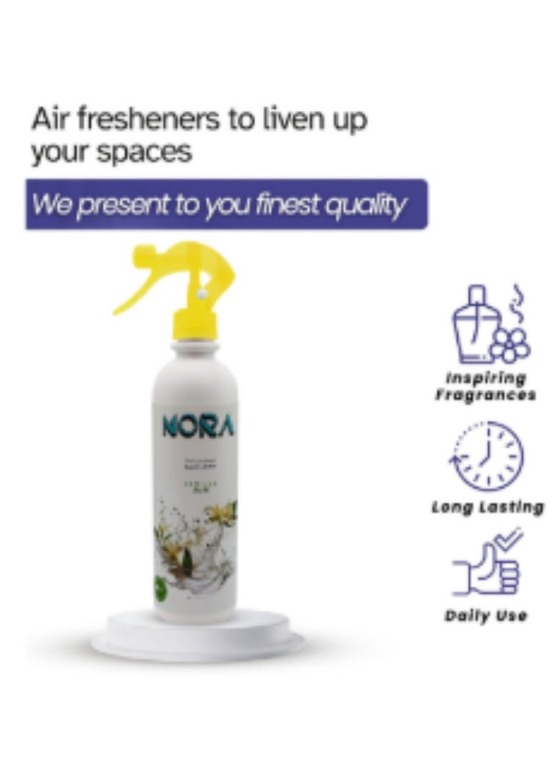 NORA Vanilla Air Freshener Spray 460ML Long-Lasting Fresh Scent for Home and Office