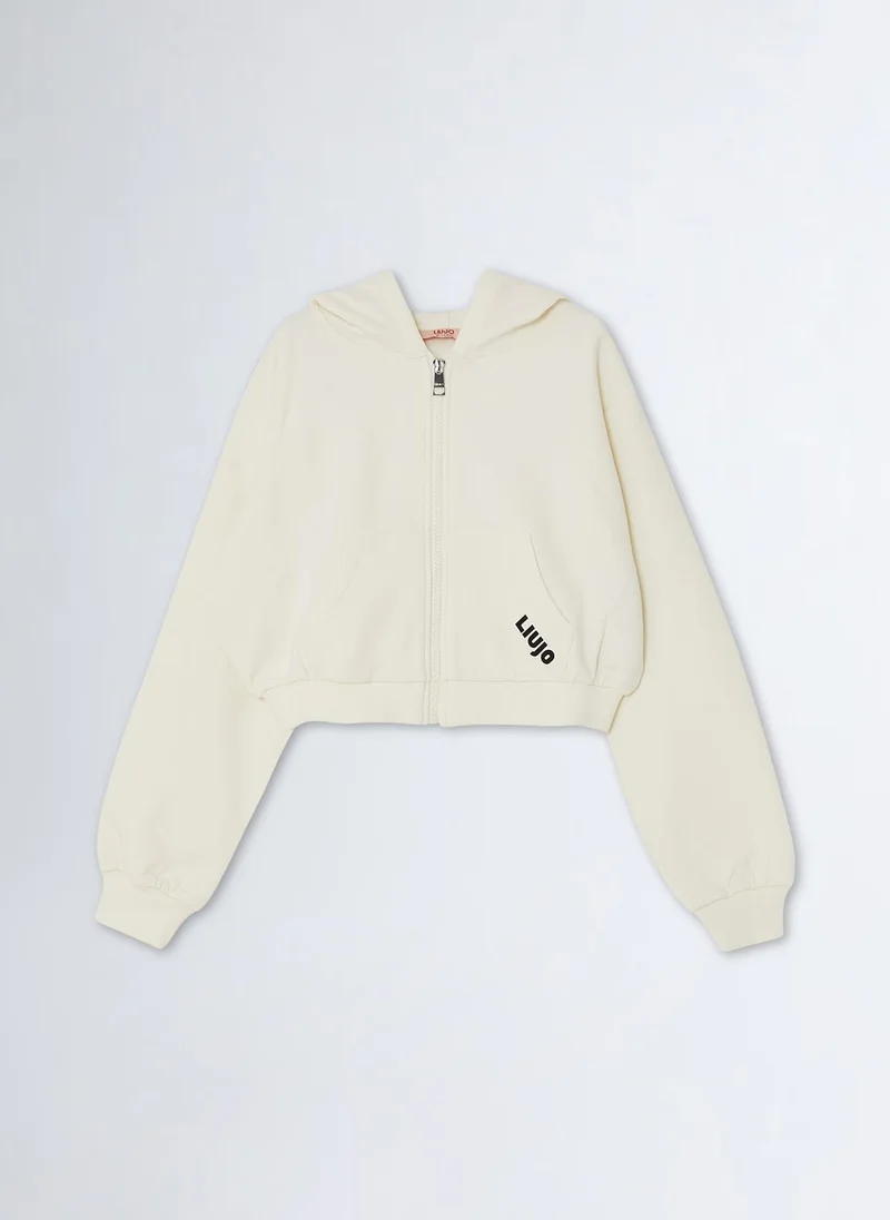 ليو جو Hooded Sweatshirt with Zip