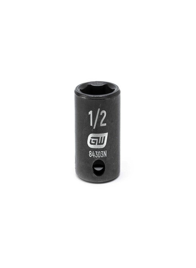 GEARWRENCH 3/8" Drive Standard Impact SAE Socket 1/2", 6 Point - 84303N - Image 1