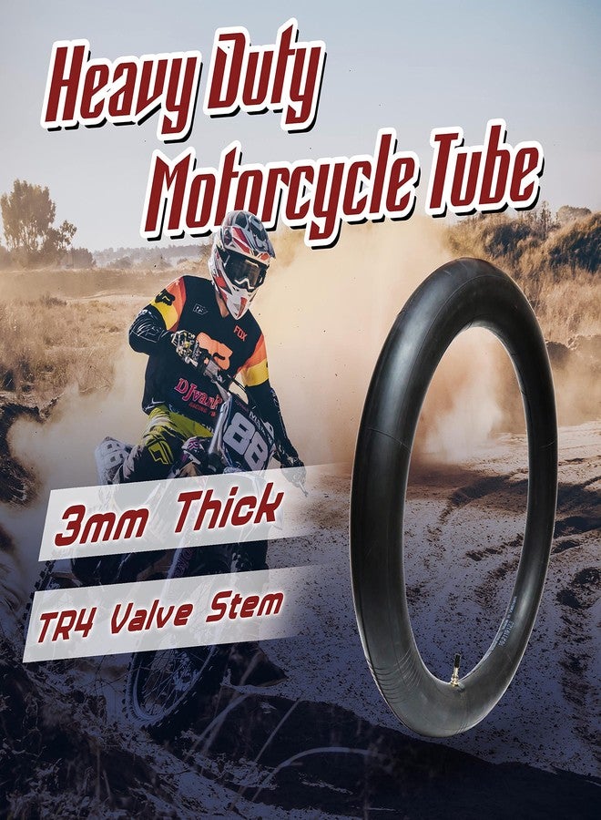 PIVOTRAX-110/100-18 (4.50 X 18) Heavy Duty Motorcycle Tube - 3mm Thick - TR4 Valve - Image 3