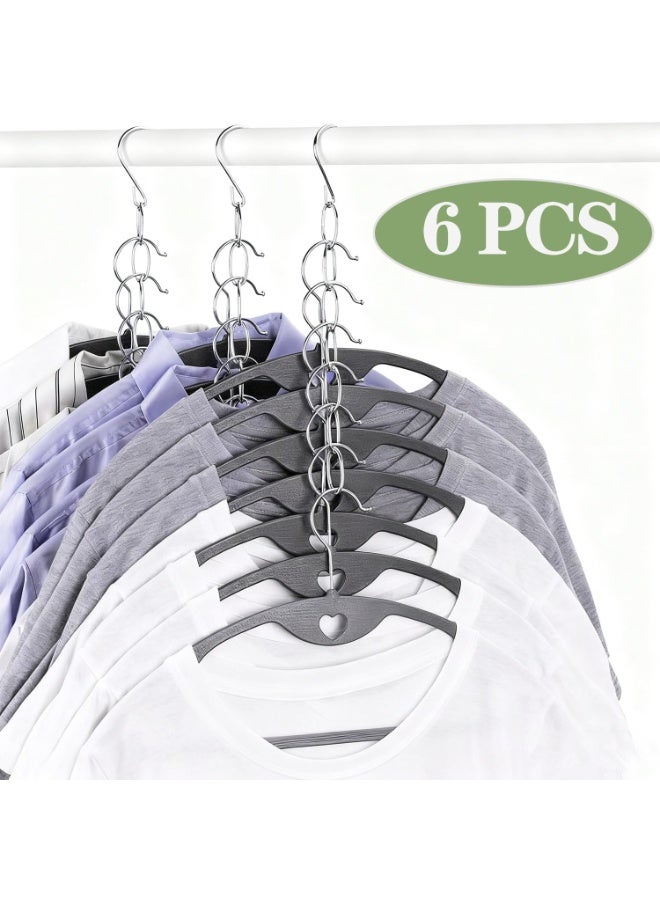 Metal chain clothes rack,heavy garments, premium hanging hooks, closet storage, foldable vertical hangers, dorm room essentials - Image 2