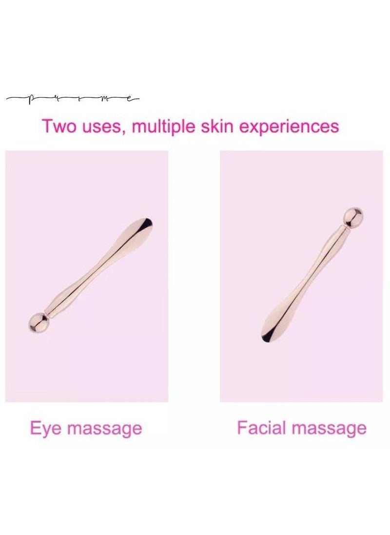 Prime by javaudan Eye Cream Massage Stick Face Mask Spoon Eye Cream Applicator Massager Zinc Alloy Anti Wrinkle Eyes Fatigue Relief For Men And Women  - Image 5