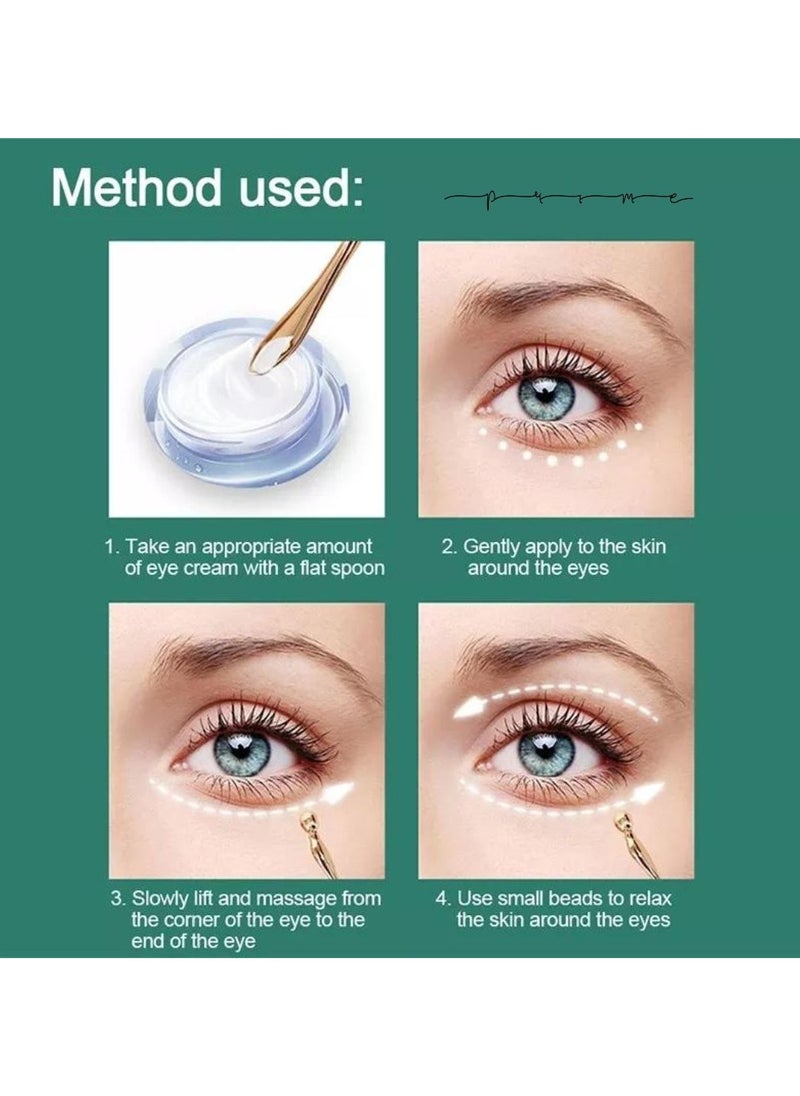 Prime by javaudan Eye Cream Massage Stick Face Mask Spoon Eye Cream Applicator Massager Zinc Alloy Anti Wrinkle Eyes Fatigue Relief For Men And Women  - Image 2