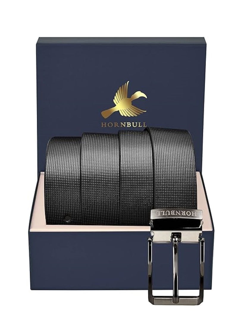HORNBULL - Jason Men’s Leather Belt | Leather Belt for Men | Formal Men’s Leather Belt - Image 1